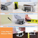 Kason 1070 Surfacemount Narrow Flange Hinge, How to measure offset