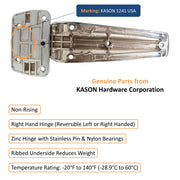 Kason 1241 Double Knuckle Hinge Flush Marking