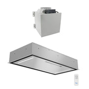 RH-IT08-CR 36 Inch Ceiling Mount Range Hood Split Insert with Remote Control