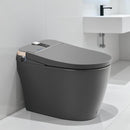 Awoco Smart Toilet with Bidet, Smart Bidet Toilet with Heated Seat, Auto Open Close, Foot Sensor Flush, Warm Water & Dryer, Remote Control, Digital Display, One Piece Toilet with Tank