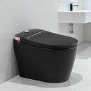 Awoco Smart Toilet with Bidet, Smart Bidet Toilet with Heated Seat, Auto Open Close, Foot Sensor Flush, Warm Water & Dryer, Remote Control, Digital Display, One Piece Toilet with Tank