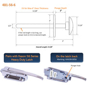 Kason 481-A Inside Release Handle, Kason 481-56-6 Inside Release Handle