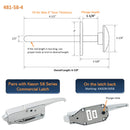 Kason 481-C Inside Release Handle, Kason 481-58-4 Inside Release Handle