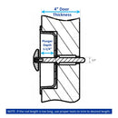 Kason 486C Inside Release Handle, Kason 486C-400 Diagram