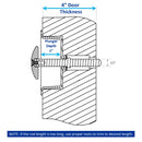 Kason 489C Inside Release Handle, Kason 489C-400 Diagram
