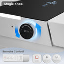 Awoco Smart Bidet Toilet, Smart Bidet with Toilet Built in, Heated Seat, Auto Open & Close Lid Seat, Foot Sensor Operation, Auto Flush, Warm Water & Dryer, Remote Control, LED Display (White)