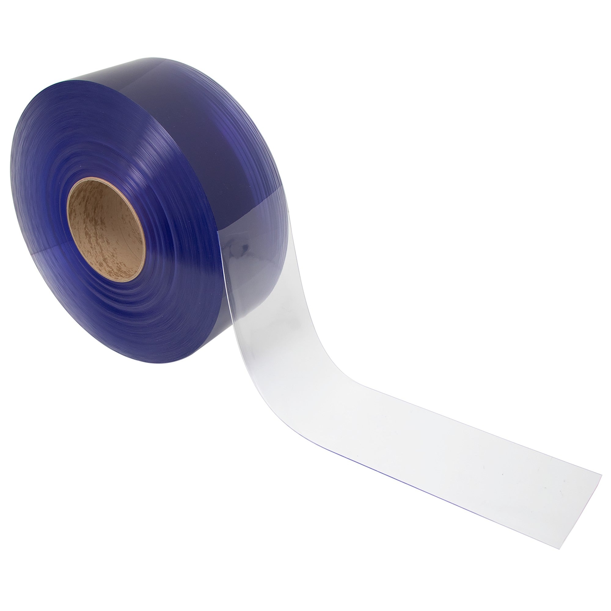 Vinyl strip roll 6in x 300ft x 0.06in - smooth clear - Aleco