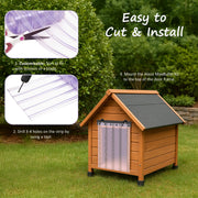 Pet Door Flap 8in x 5ft - 0.198in Clear PVC - Awoco