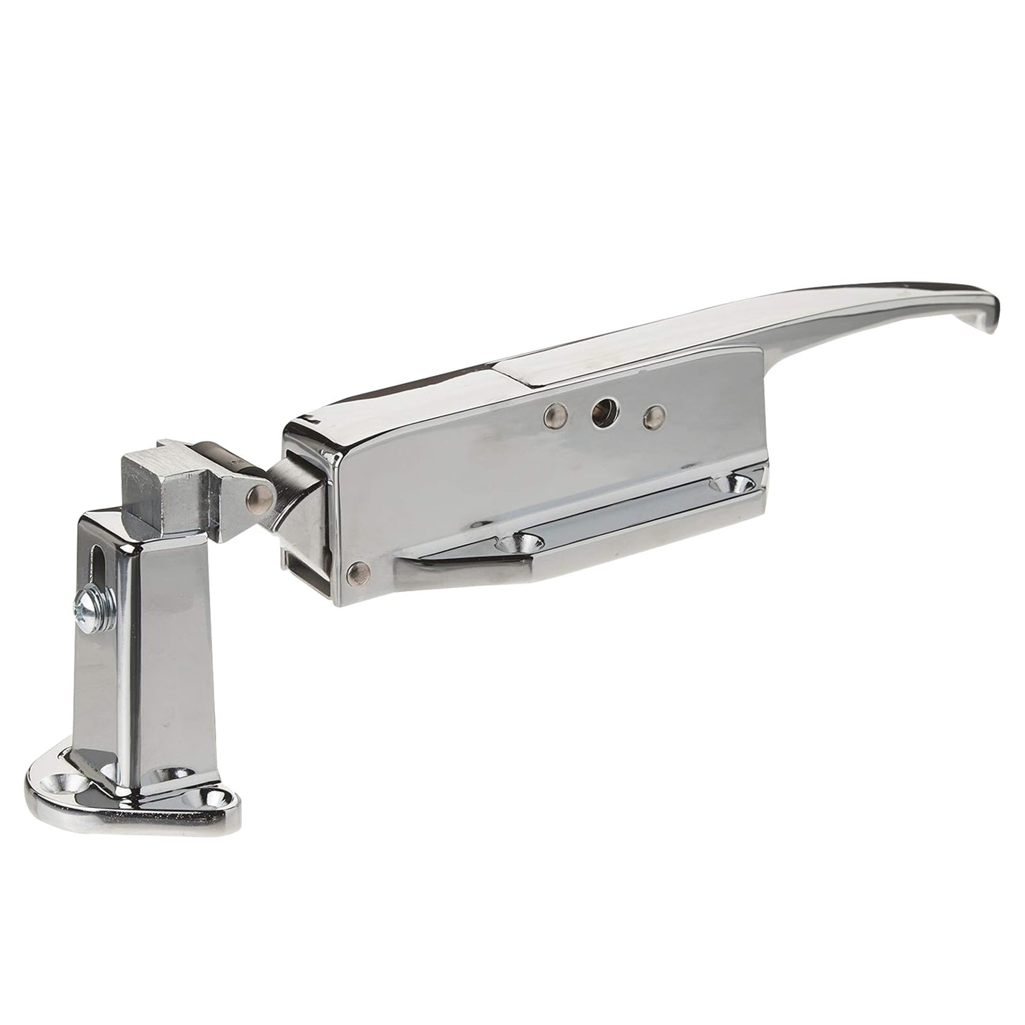 Kason 0058 Chrome Finish Latch with Strike 1-3/4" to 2-1/2" Offset