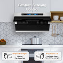 Awoco RH-SX Slant Vent Range Hood with Gesture Control for modern kitchen setting.