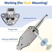 Kason 0058 Latch Complete Kit Marking for Flush Mounting