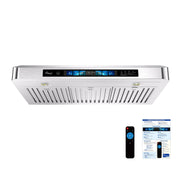 Awoco 36 Inch Stainless Steel Under Cabinet Range Hood with Voice and Gesture Control