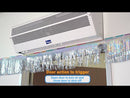 Awoco FM15 Super Power 2 Speeds Indoor Air Curtain, 120V Unheated with an Easy-Install Magnetic Switch