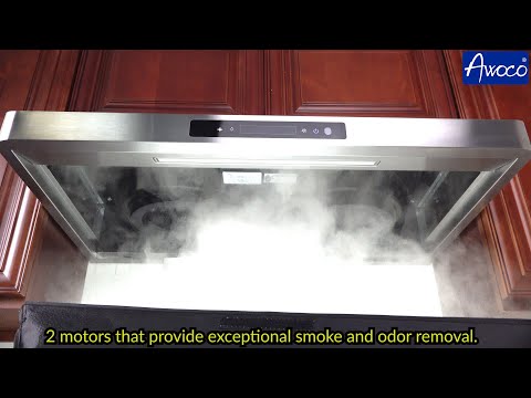 RH-UC7-30 Under Cabinet Range Hood Stainless Steel Gesture