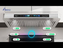 RH-UC6-V Under Cabinet Range Hood Voice Gesture Controls