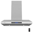 RH-WQ-36 Island Range Hood with 38 inch chimney and remote control