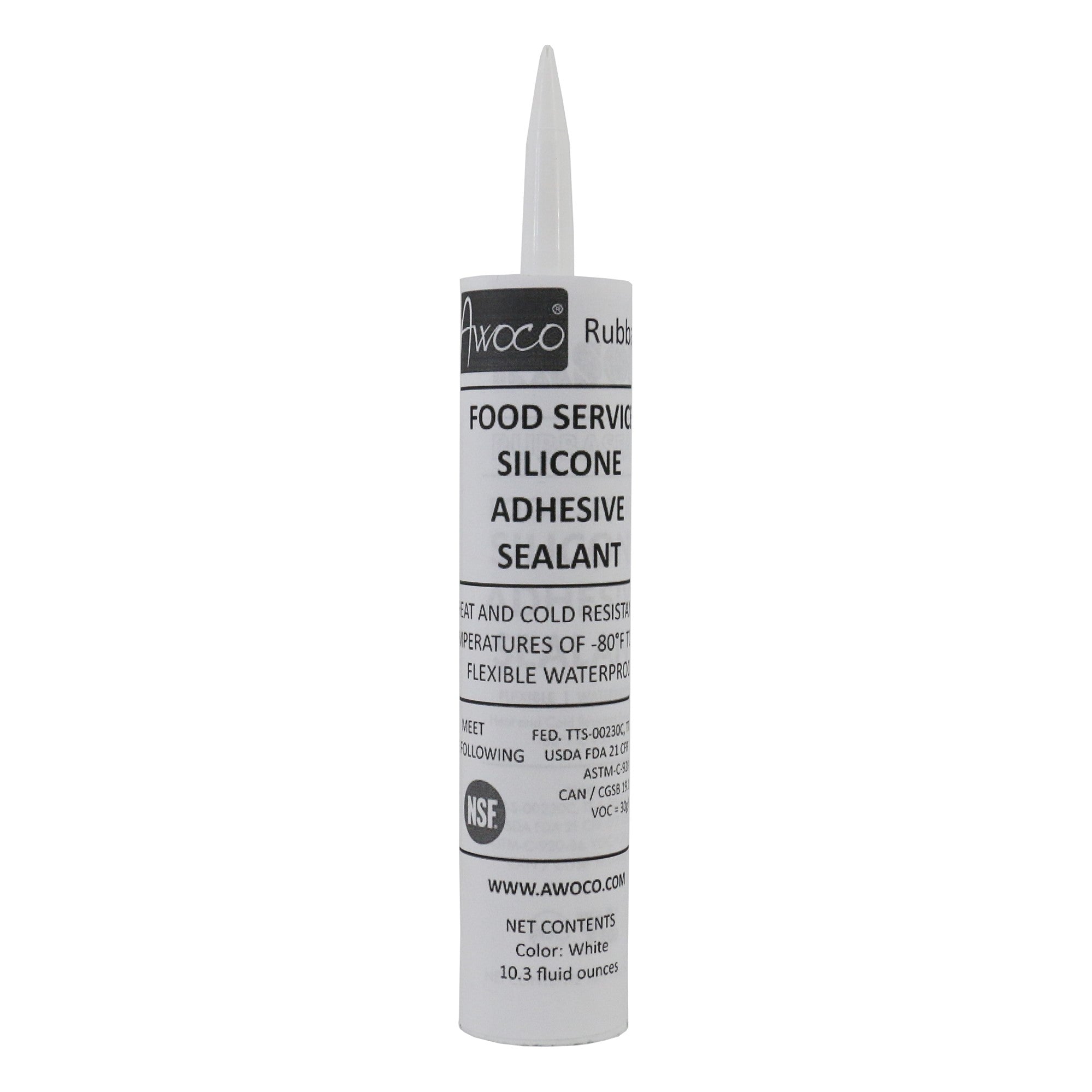 Awoco White Silicone Adhesive Sealant
