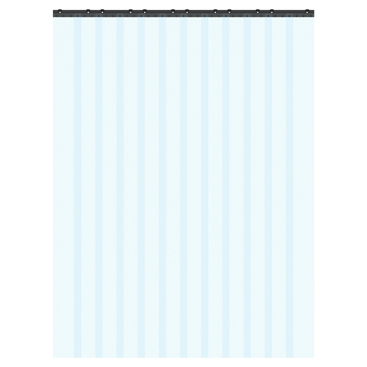Aleco freezer door strip curtain kit 36x84 - 8in x 0.08in smooth clear PVC with MaxBullet HTP