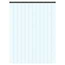 Aleco freezer door strip curtain kit 36x84 - 8in x 0.08in smooth clear PVC with MaxBullet HTP