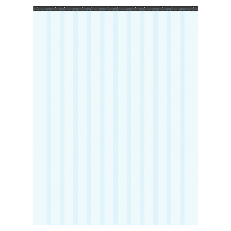 Aleco freezer door strip curtain kit 36x84 - 8in x 0.08in smooth clear PVC with MaxBullet HTP