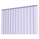 Aleco 0.198" Max Thick at Ribs, 0.08" Core Thick Cooler Strip Curtain Door Kit with Aluminum MaxBullet Mounting Hardware, 8" Ribbed Scratch-Resistant Vinyl Strip Curtain, Made in USA