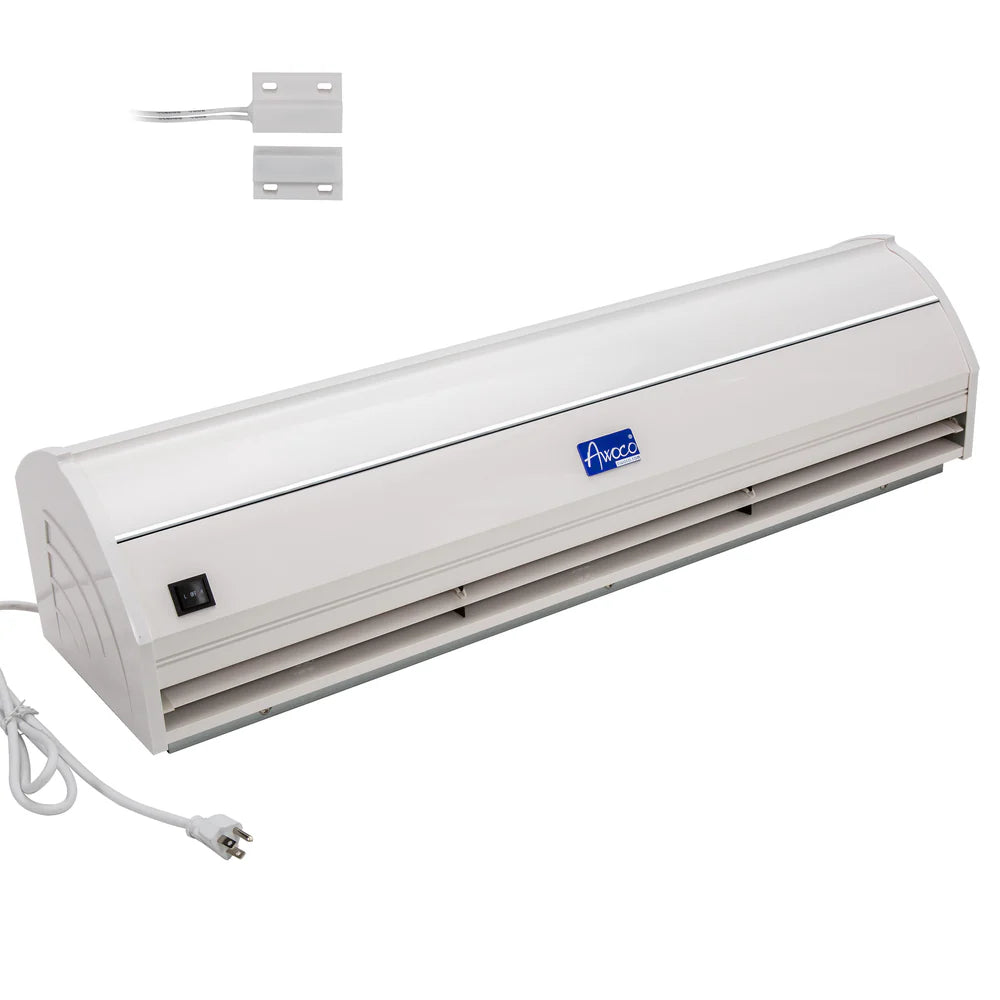 [Refurbished-A] Awoco FM-3512-M 48" Elegant 2-Speed Stainless Air Curtain - UL Listed