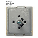 EGO 120V 50.59130.006 15A Infinite Heat Switch Replacement with Split D Shaft