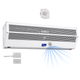 Awoco FM15-MSD Early Turn On Super Power Indoor Air Curtain, UL Certified 120V Unheated with Magnetic Switch and Motion Sensor Detection