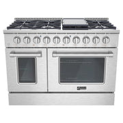 Awoco 48" 6.7 cu. ft. Stainless Steel Freestanding Gas Range