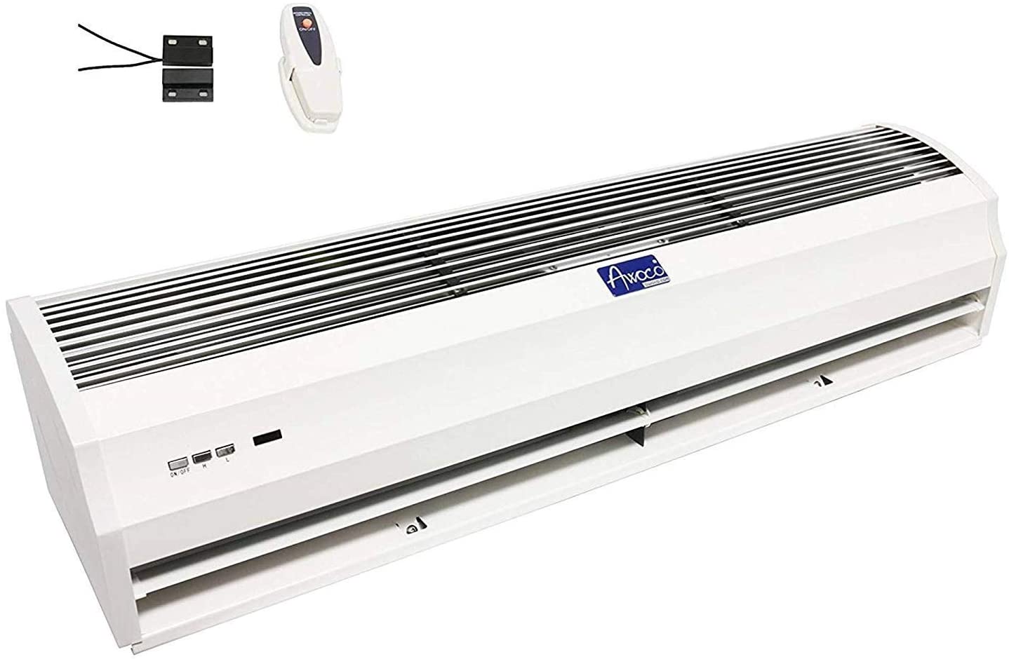 [Refurbished-A] Awoco FM1209-T 36" Slimline 2-Speed Commercial Air Curtain - CE Certified, 120V