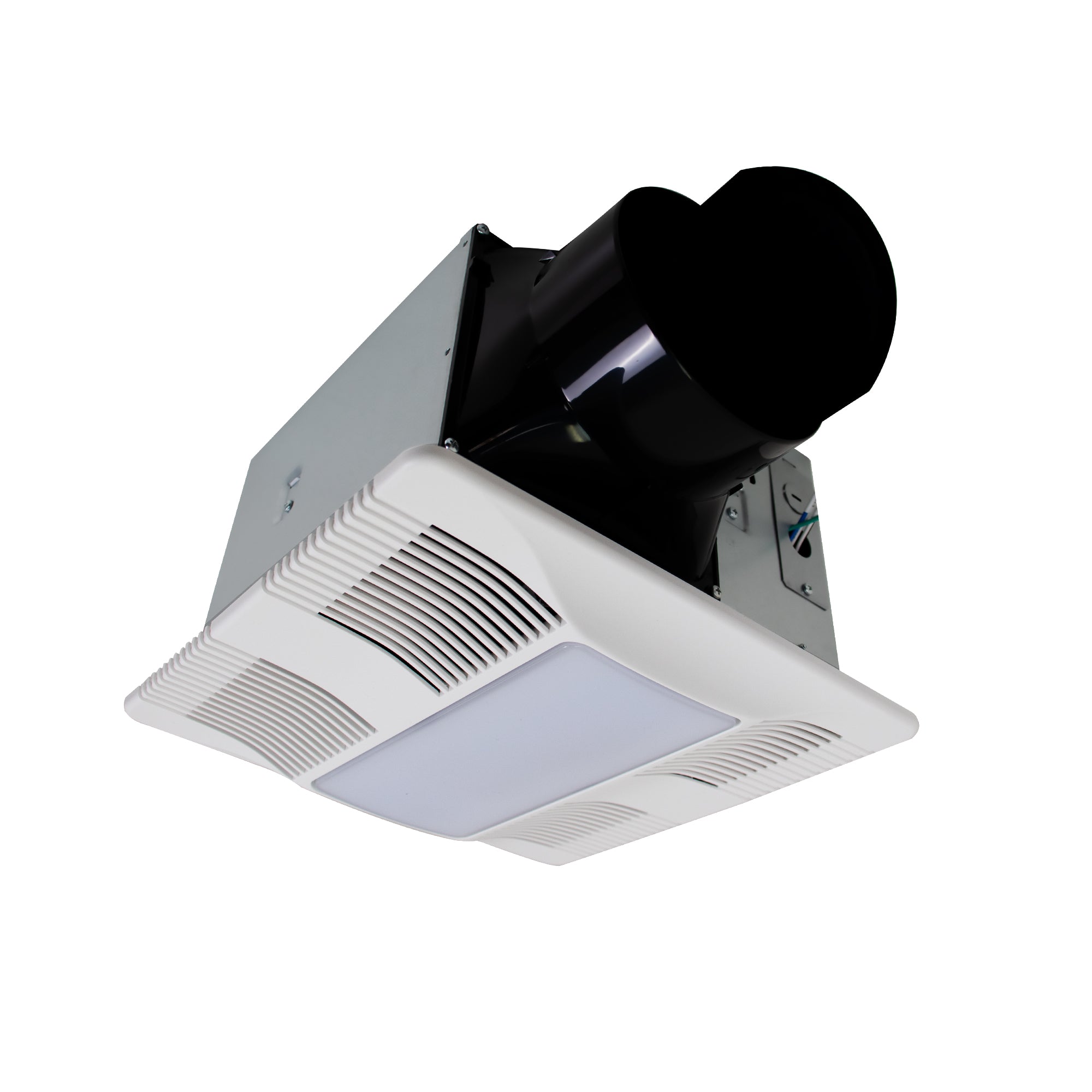 Awoco 6" Duct 120 CFM LED Bathroom Exhaust Fan with Humidity Sensor, Ultra-Quiet 0.9 Sone, HVI ETL Energy Star