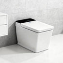 Awoco Smart Bidet Toilet, Smart Bidet with Toilet Built in, Heated Seat, Auto Open & Close Lid Seat, Foot Sensor Operation, Auto Flush, Warm Water & Dryer, Remote Control, LED Display (White)