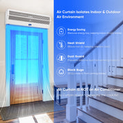 [Refurbished-A] Awoco FM1518-M 72" Super Power 1200 CFM Commercial Air Curtain - UL Certified (Copy)