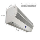 [Refurbished-B] Awoco FM1506 24” Super Power 2 Speeds 1200 CFM Commercial Indoor Air Curtain, UL Certified 120V Unheated, with an Easy-Install Magnetic Switch