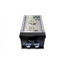 Bonfire Prime 16" Double Side Burner, Black Series, 24,000 BTU, 2 Cast Brass Burners