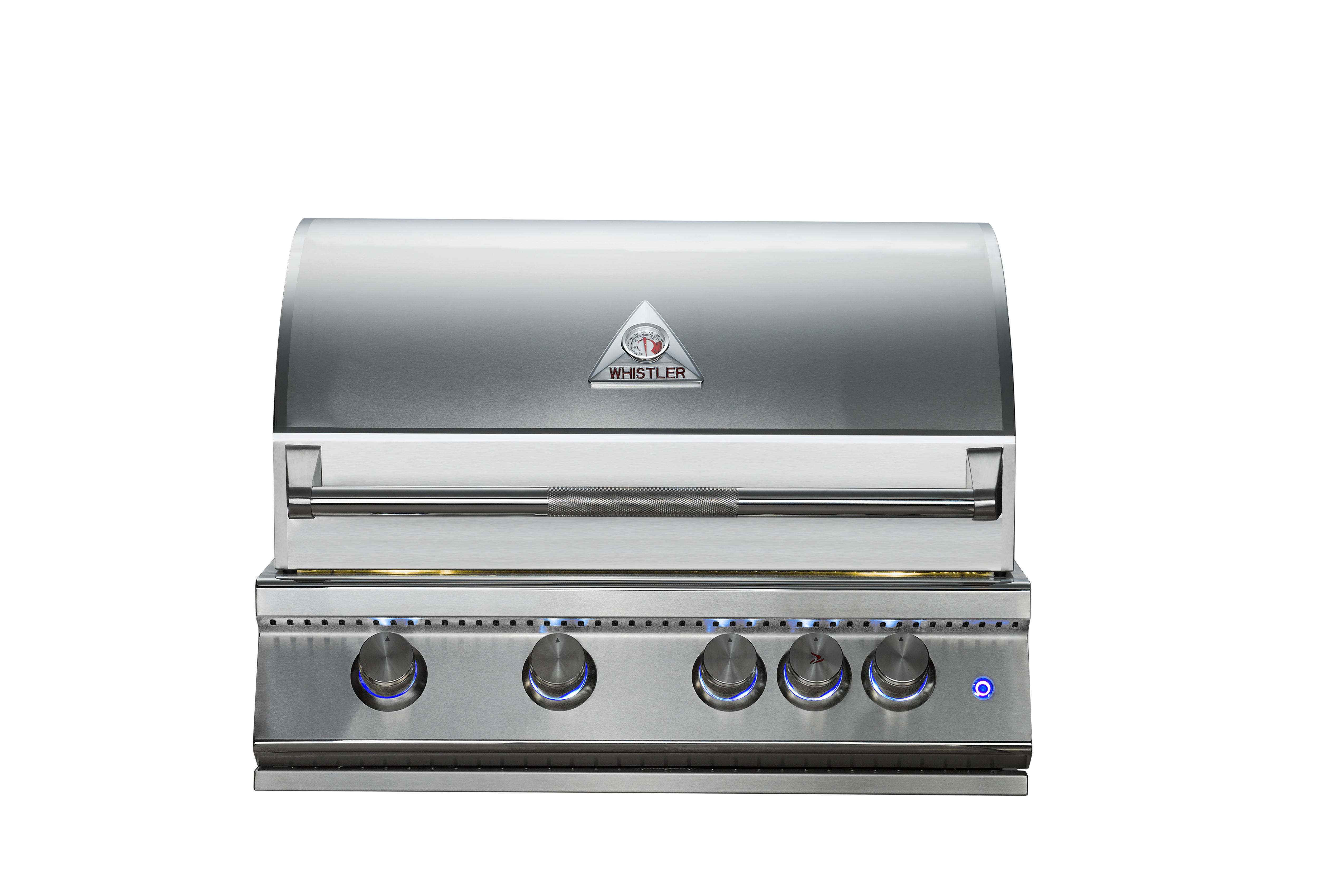 Whistler 32" 4-Burner Built-In Gas Grill with Dual-Color LED Lighting
