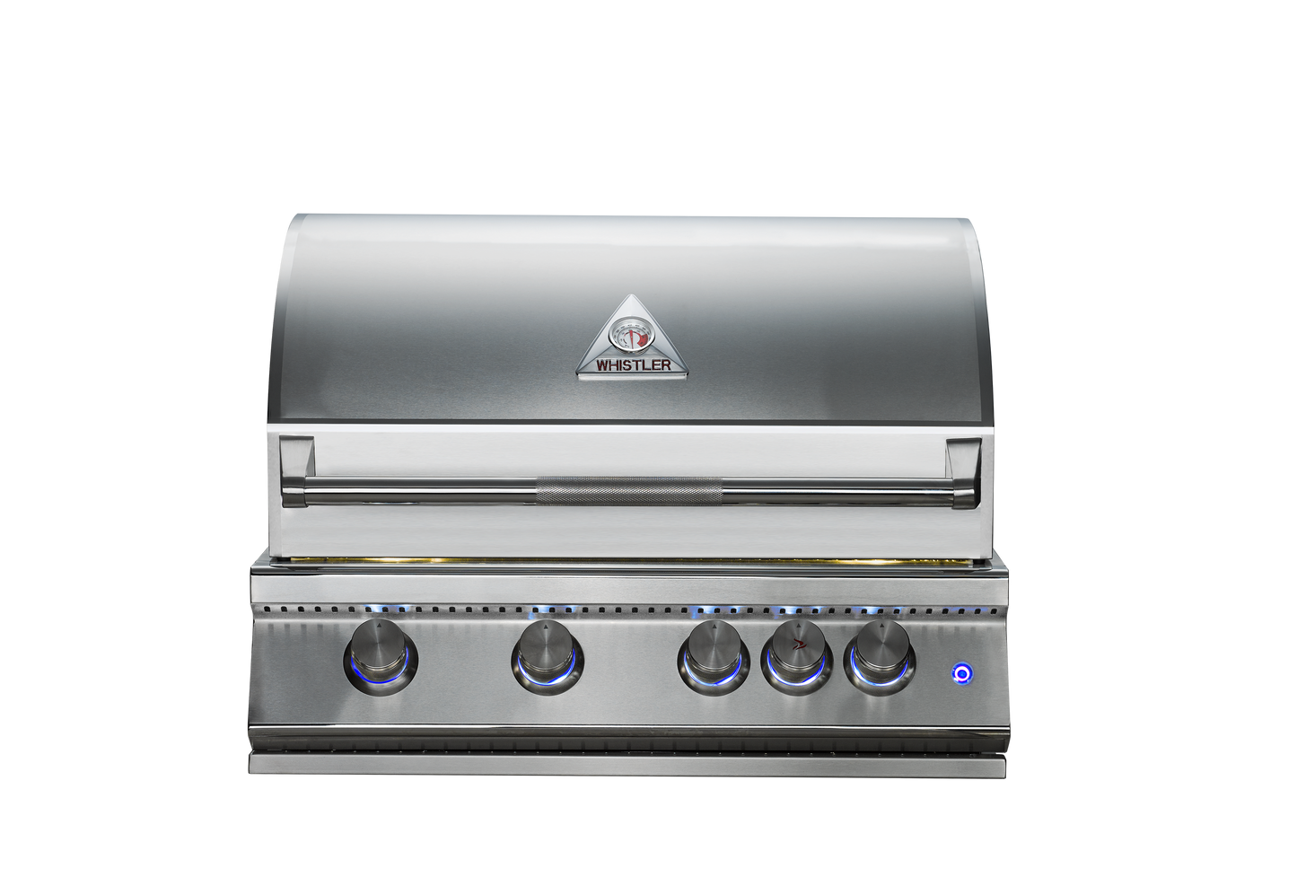 Whistler 32" 4-Burner Built-In Gas Grill with Dual-Color LED Lighting