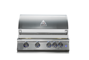 Whistler 32" 4-Burner Built-In Gas Grill with Dual-Color LED Lighting