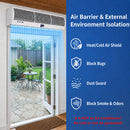 Awoco 36" Slimline Dual Speed Strong Quiet Wall-Mounted Air Curtain White