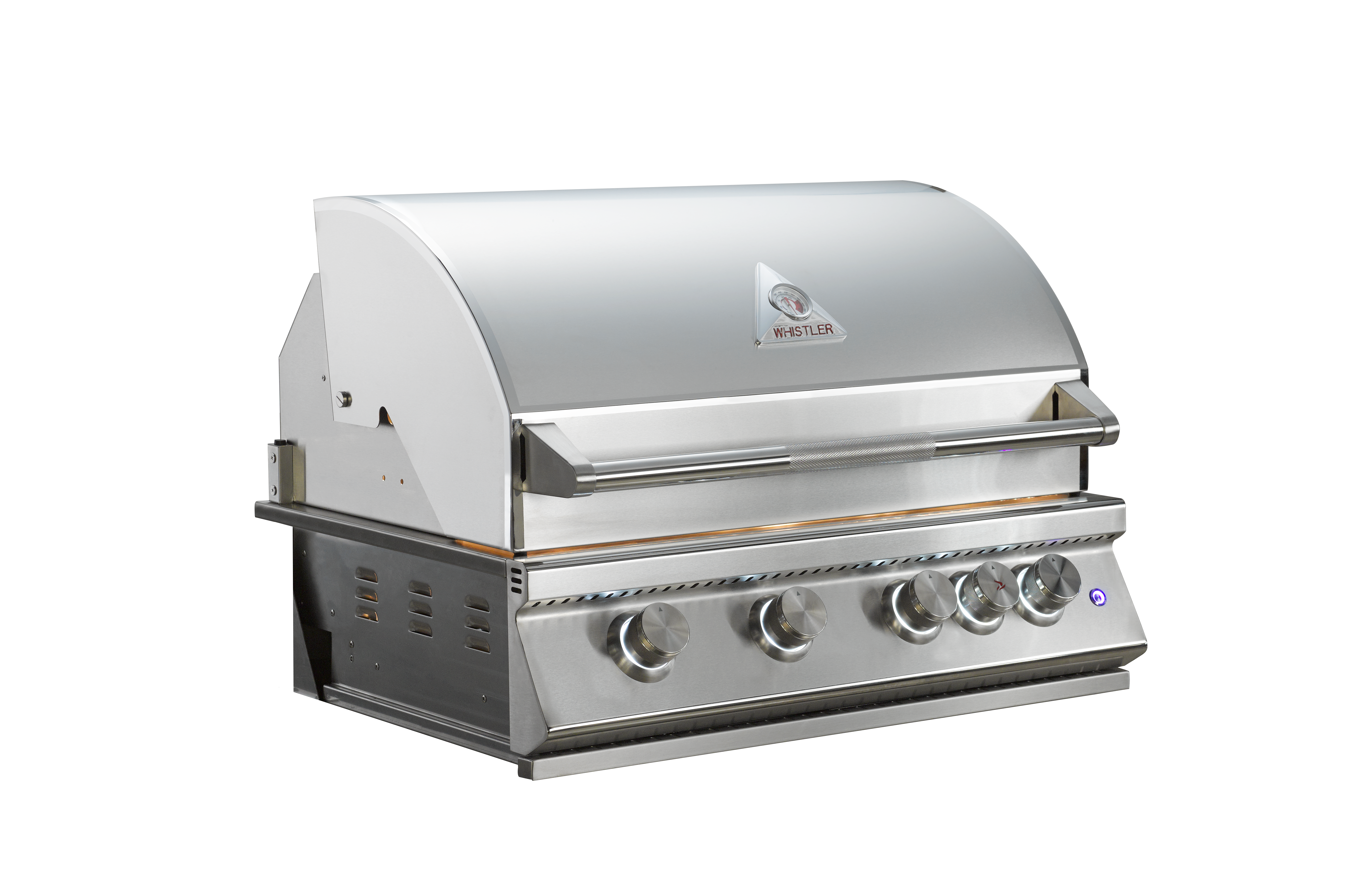 Whistler 32" 4-Burner Built-In Gas Grill with Dual-Color LED Lighting