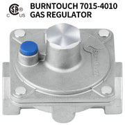 BurnTouch Gas Regulator 7015-4010 1/2 PSIG 3/4" NPT Natural Gas and Liquid Propane NAT 4" - LPG 10" WC