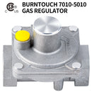 BurnTouch 7010-5010 Gas Regulator 1/2 PSIG 1/2" NPT Natural Gas and Liquid Propane NAT 5" - LPG 10" WC