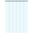 Aleco 40"W x 84"H Clear-Flex II Low-Temp Reinforced Freezer Strip Curtain Door Kit with Aluminum MaxBullet Mounting Hareware NSF/USDA  7 pcs 8" x 84" x 0.08" Vinyl Curtain Strips, -40°F Flexible