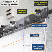 Aleco Clear-Flex II smooth PVC strip details - Made in USA