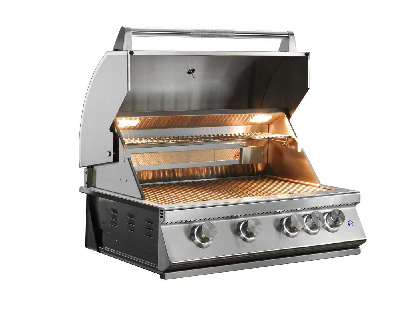 Whistler 32" 4-Burner Built-In Gas Grill with Dual-Color LED Lighting