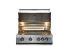 Whistler 32" 4-Burner Built-In Gas Grill with Dual-Color LED Lighting