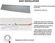[Refurbished-A] Awoco FM1209-T 36" Slimline 2-Speed Commercial Air Curtain - CE Certified, 120V