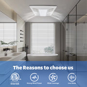 Awoco Bathroom Exhaust Fan, 120 CFM & 150 CFM, Ultra-Quiet 1.0 Sone, Bathroom Ceiling Fan, ETL Certified Ventilation Fan