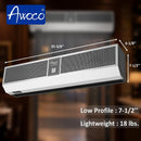 [Scratches] Awoco 36'' Stainless Steel Air Curtain 3 Speeds DC Motor