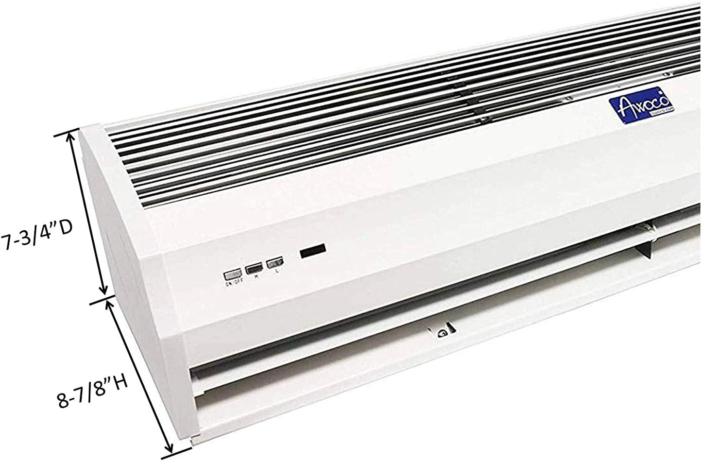 [Refurbished-A] Awoco FM1209-T 36" Slimline 2-Speed Commercial Air Curtain - CE Certified, 120V